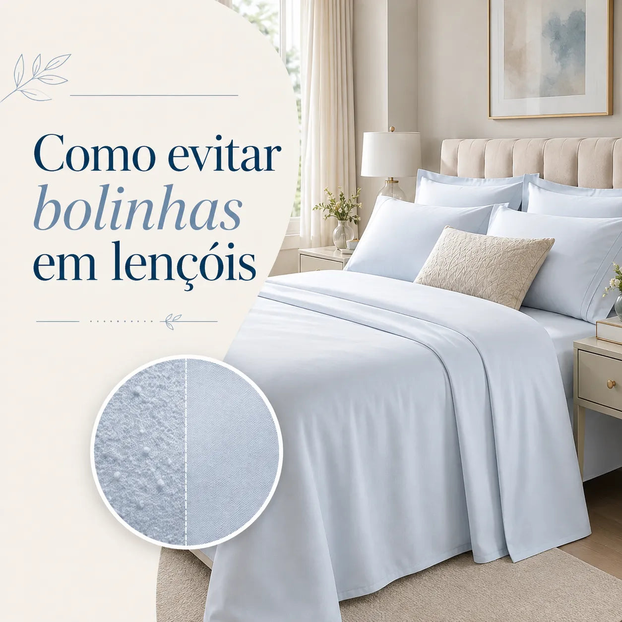 Lençol com bolinhas: por que isso acontece e como evitar esse problema