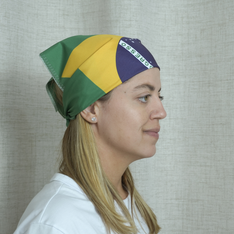 Lenço Bandana Multiuso Copa do Mundo Brasil