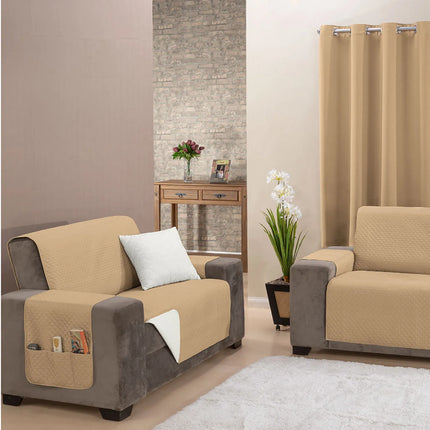 Kit Capa Protetora Sofá King 2 e 3 Lugares Impermeável
