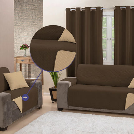 Kit Capa Protetora Sofá King 2 e 3 Lugares Impermeável