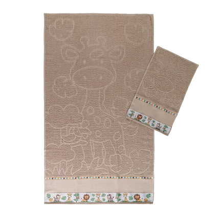 Kit 2 Toalhas Infantil Banho e Rosto Encantar