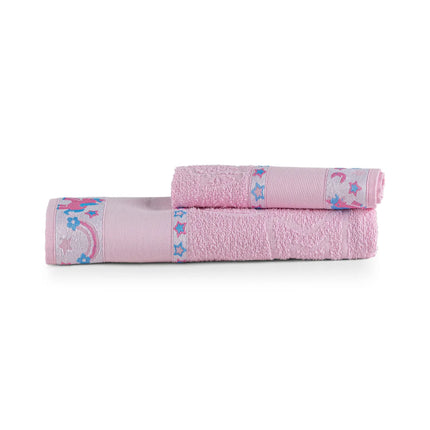 Kit 2 Toalhas Infantil Banho e Rosto Encantar