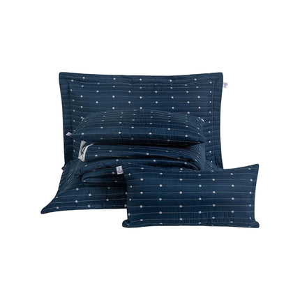 Kit Cobre Leito Casal Urbany 7 Pçs Hipercal 400 Fios Bordado