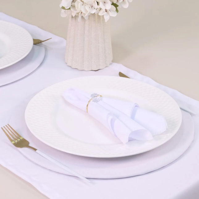 Kit Mesa Posta 2 Lugares Completo 7 Peças Cristalino Dourado