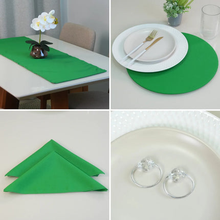 Kit Mesa Posta 2 Lugares Completo 7 Peças Cristalino Prata