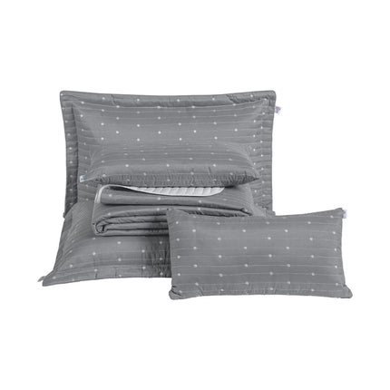 Kit Cobre Leito Casal Urbany 7 Pçs Hipercal 400 Fios Bordado