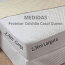 Protetor de Colchão Impermeável Matelado, Branco