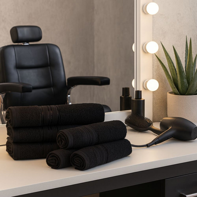 Kit Toalha Profissional Linea, 65x45cm: Salão de Beleza e Barbearia, 100% Algodão